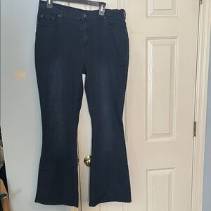 DG2 by Diane Gilman Navy Flare Jeans